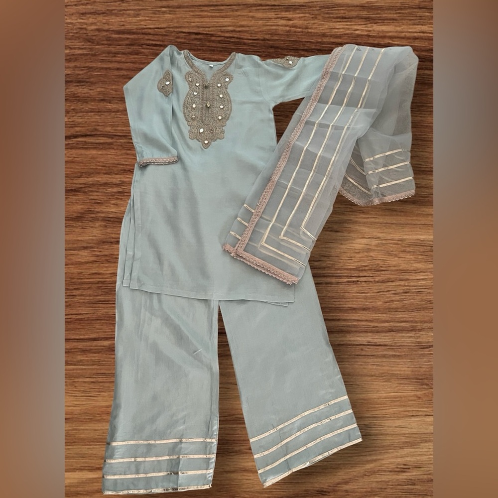 Elegant Embroidered Suit